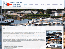 Tablet Screenshot of manchesterharborboatclub.org